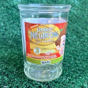 Jimmy Neutron Boy Genius Welch’s Collectable Edition No# 3 of 6 piece glass set